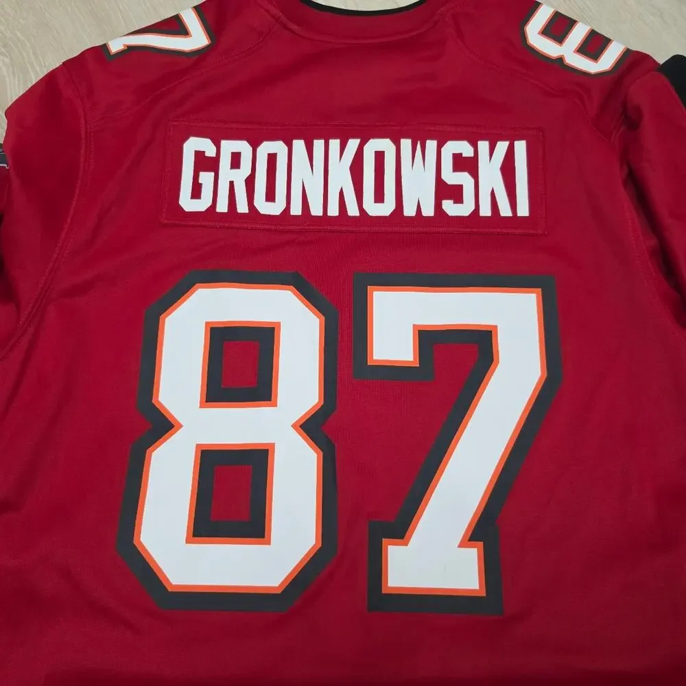 Rob Gronkowski (Gronk) Tampa Bay Buccaneers Jersey Number 87 NFL Nike Size Large